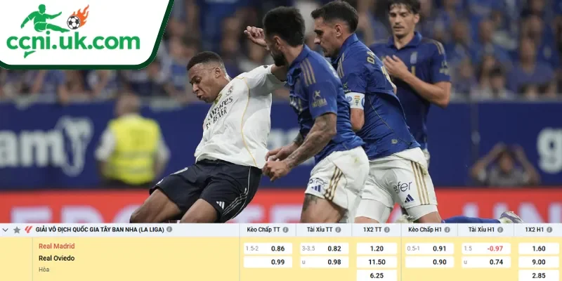 Soi Kèo Real Madrid vs Real Oviedo (02h30 ngày 15/05) Phân Tích Chi Tiết 3 Chi tiết kèo trận đấu Real Madrid vs Real Oviedo